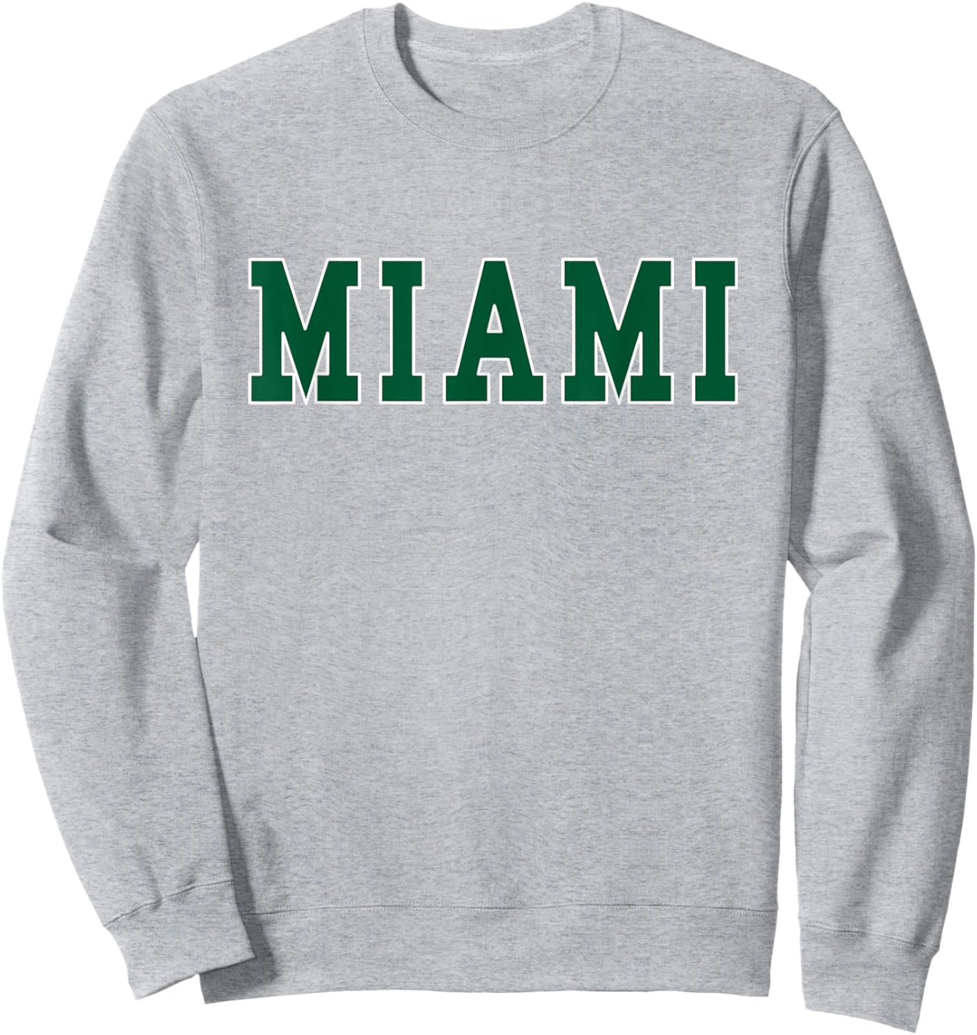 MIAMI - Throwback Design - Classic Sweatshirt - Sweatshirt | Ash