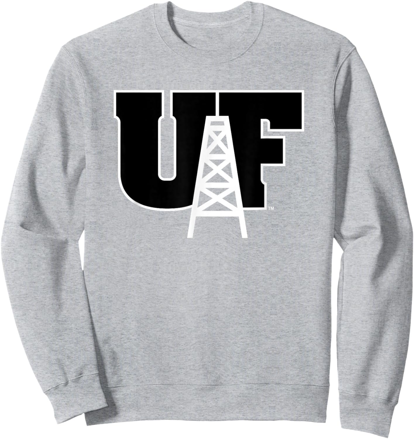 University of Findlay Oilers UF Derrick Logo Sweatshirt - Sweatshirt | Ash