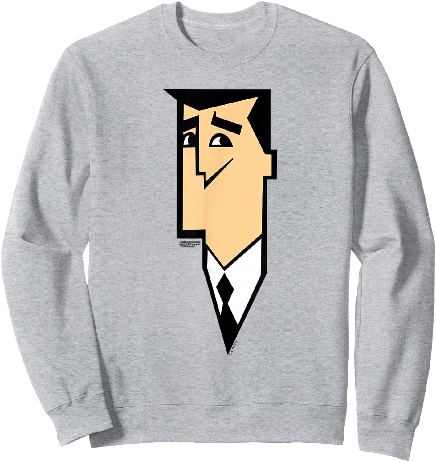 The Powerpuff Girls Professor Utonium Face Sweatshirt - Sweatshirt | Ash