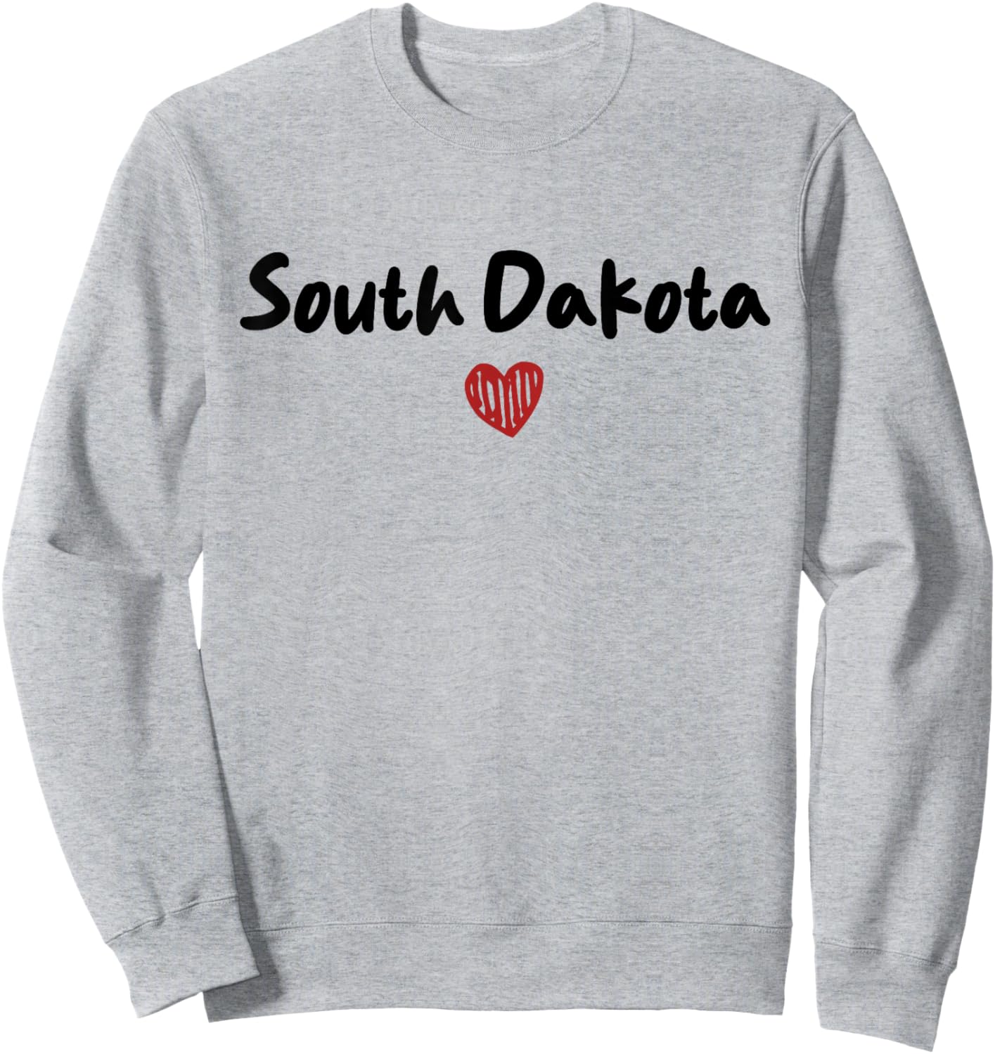 South Dakota - I Love South Dakota - Classic Sweatshirt - Sweatshirt | Ash