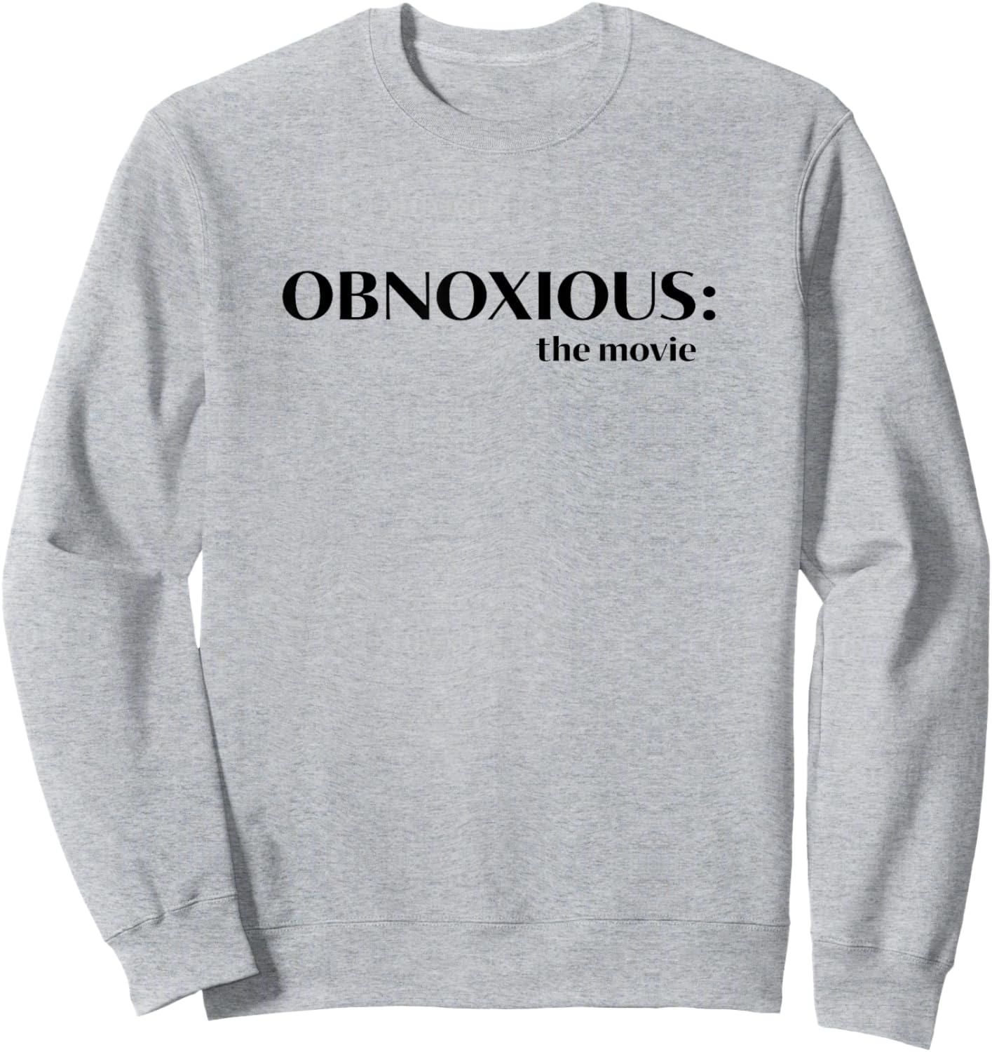 MRS- -Adults Classic Fit Blue Small Obnoxious Classic 1980s Funny Teen Werewolf Vintage Movie Graphic Sweatshirt - Sweatshirt | Ash