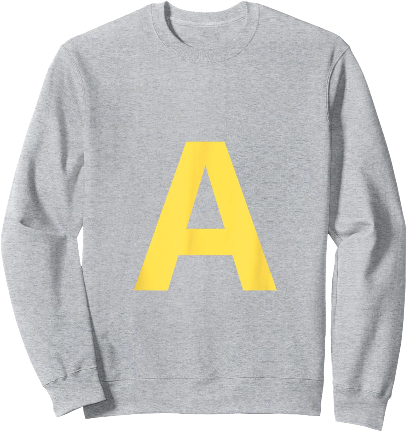 Yellow Letter A Red Halloween Party Costume Kids Sweatshirt - Sweatshirt | Ash