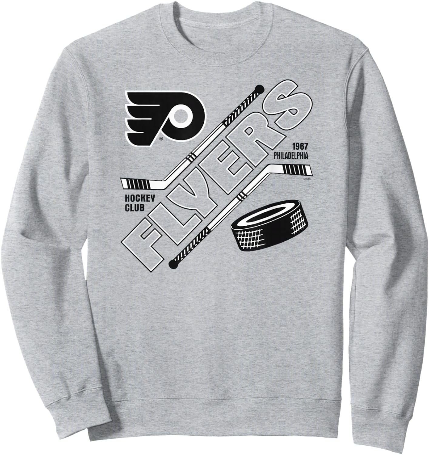 Philadelphia Flyers Force Orange Officially Licensed Sweatshirt - Sweatshirt | Ash