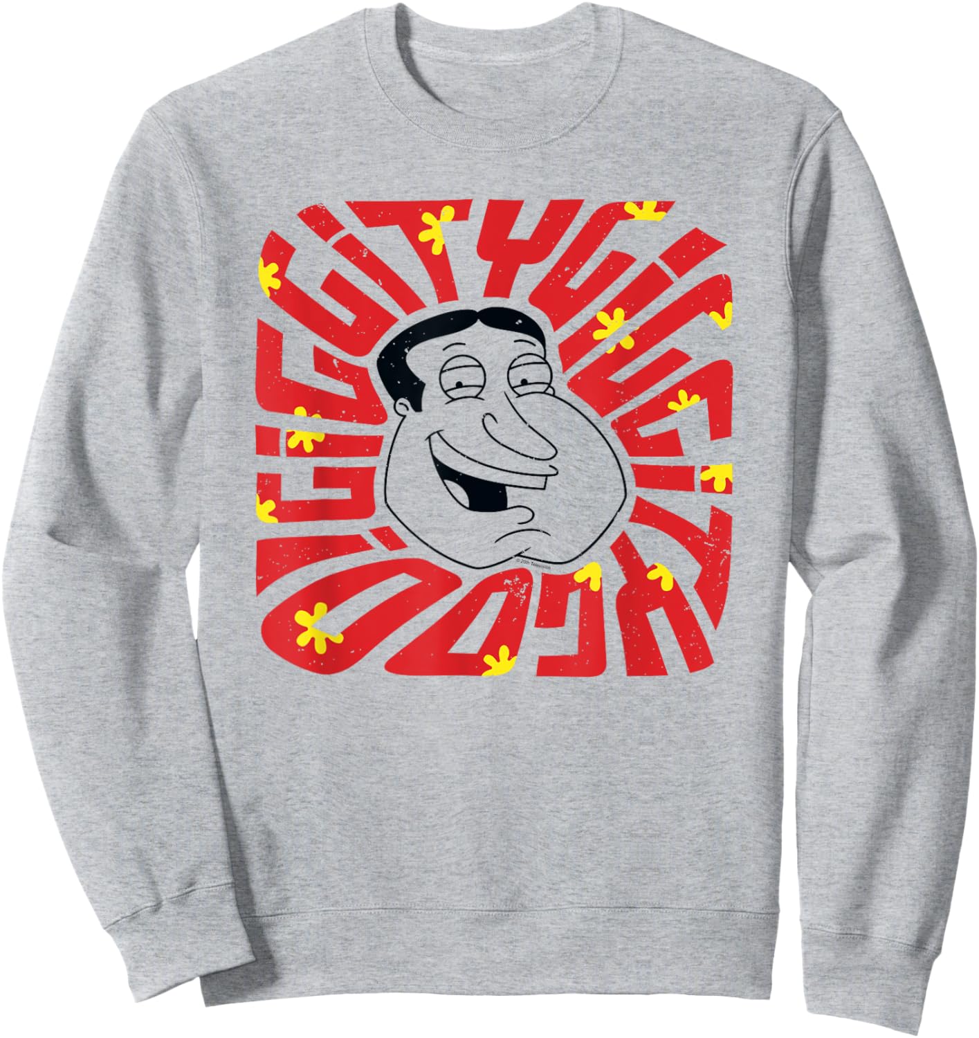 Family Guy Quagmire Groovy Giggity Giggity Goo Funny Cartoon Sweatshirt - Sweatshirt | Ash