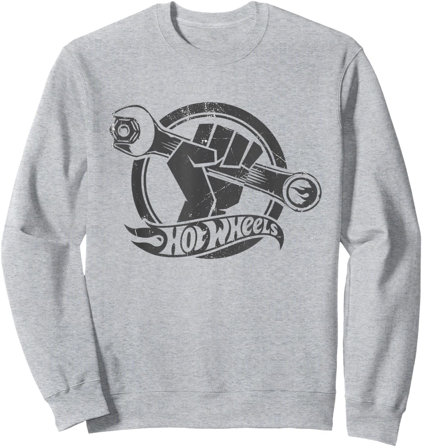 Hot Wheels Wrench Dark Grey Sweatshirt - Sweatshirt | Ash