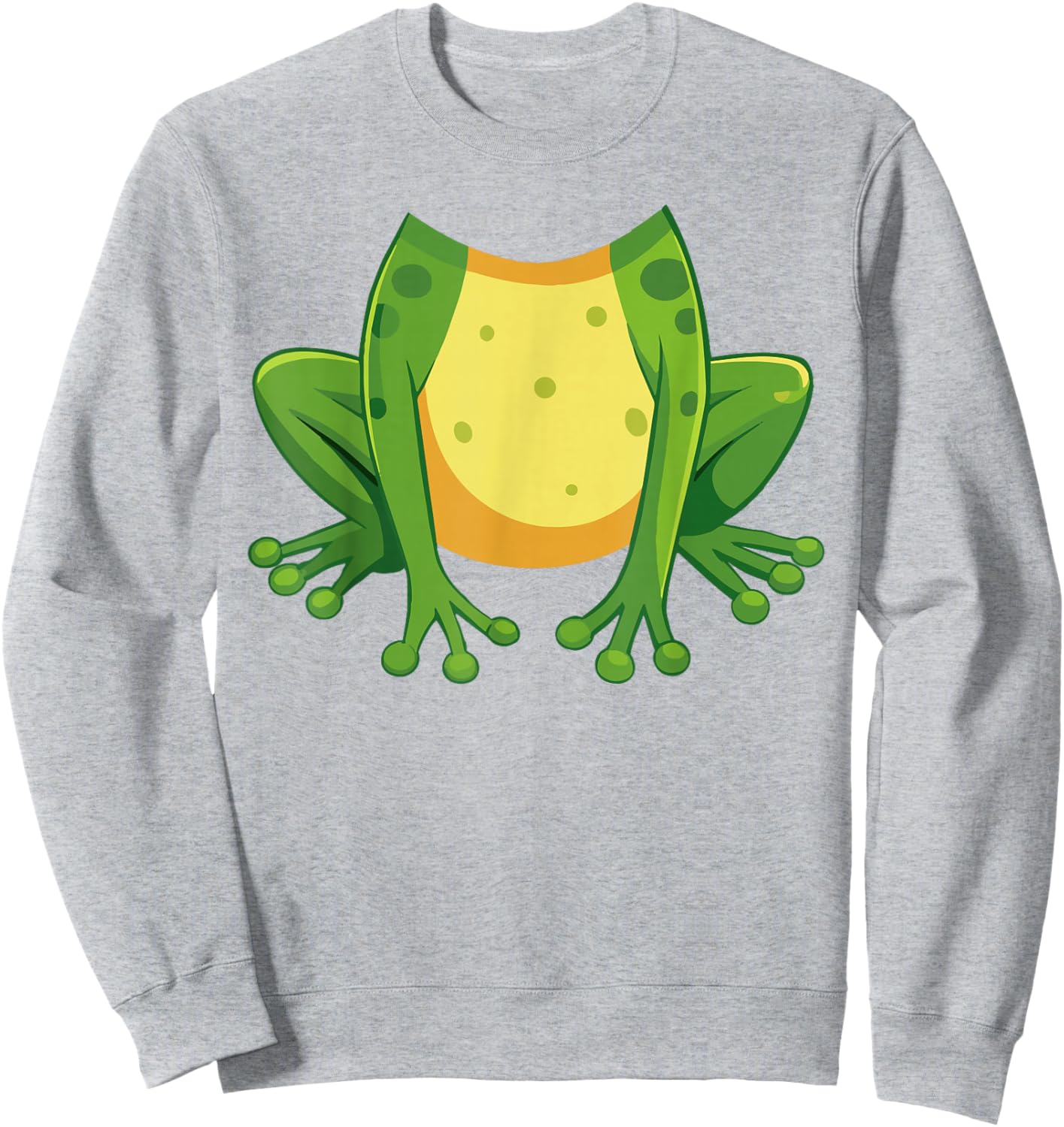 Funny Frog Body DIY Costume Animal Cosplay Halloween Day Sweatshirt - Sweatshirt | Ash