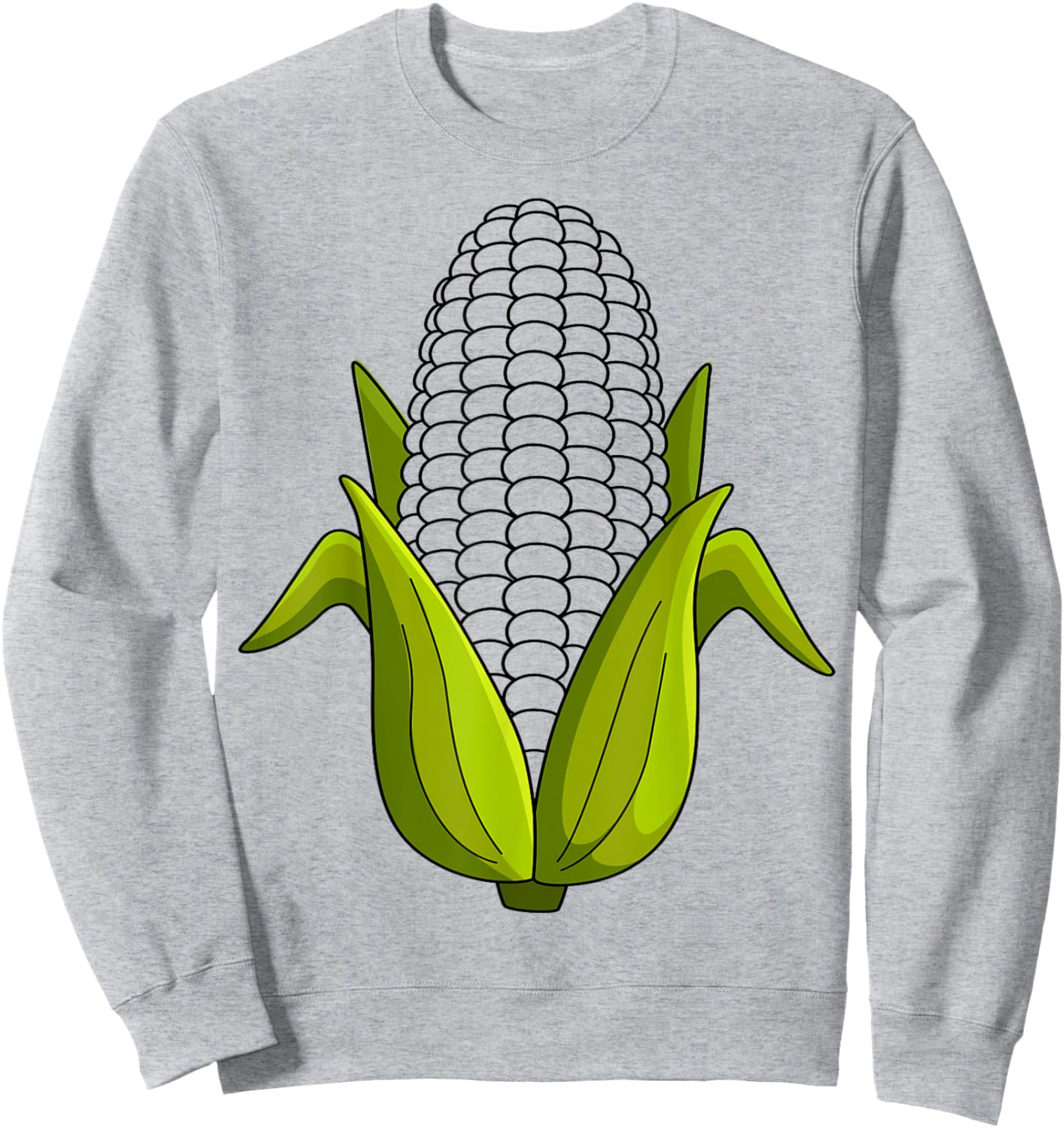 Cute Yellow Corn Costume For Kids and Toddlers Sweatshirt - Sweatshirt | Ash