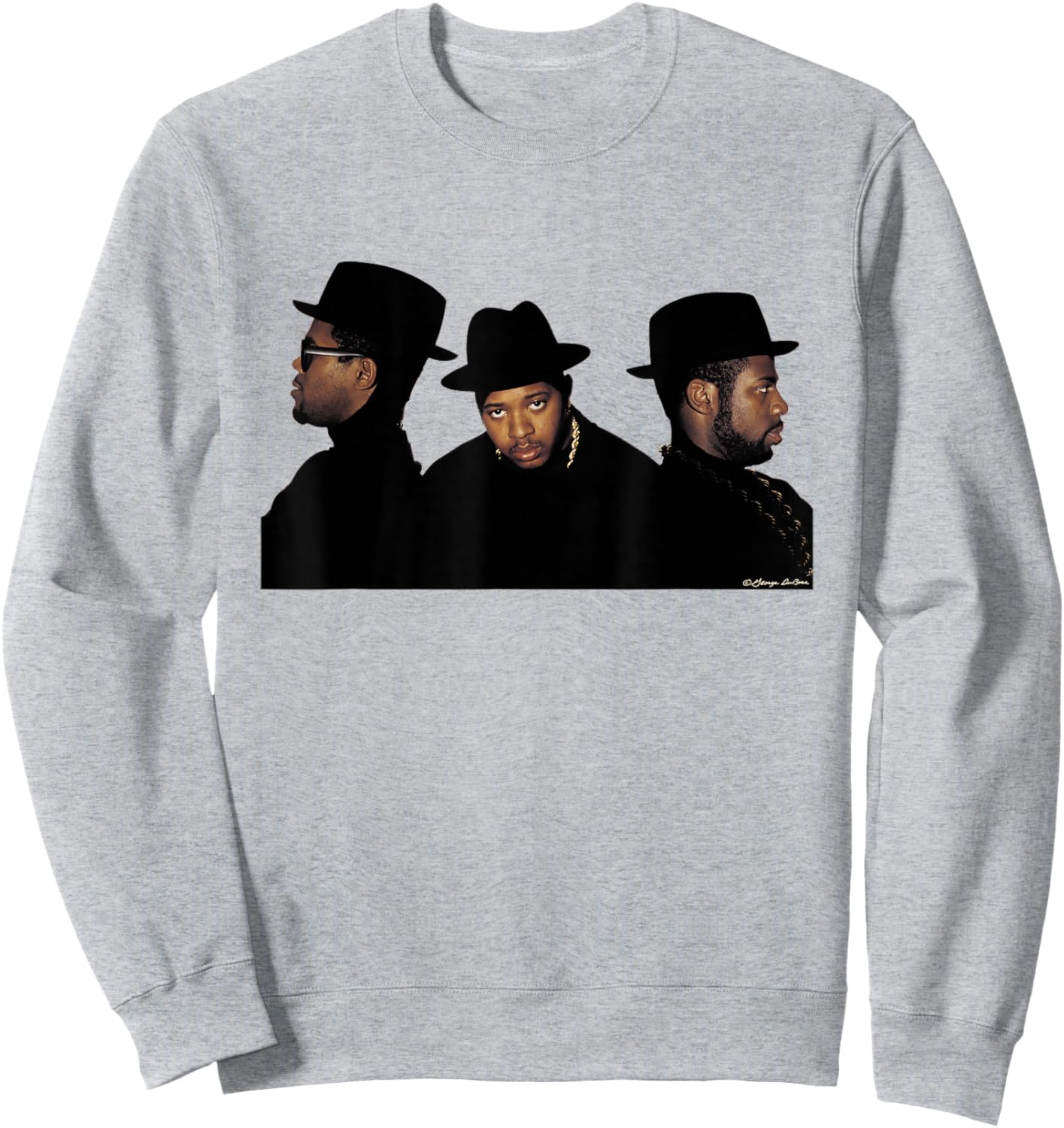Run-DMC Hip Hop Group Photo By George DuBose Sweatshirt - Sweatshirt | Ash