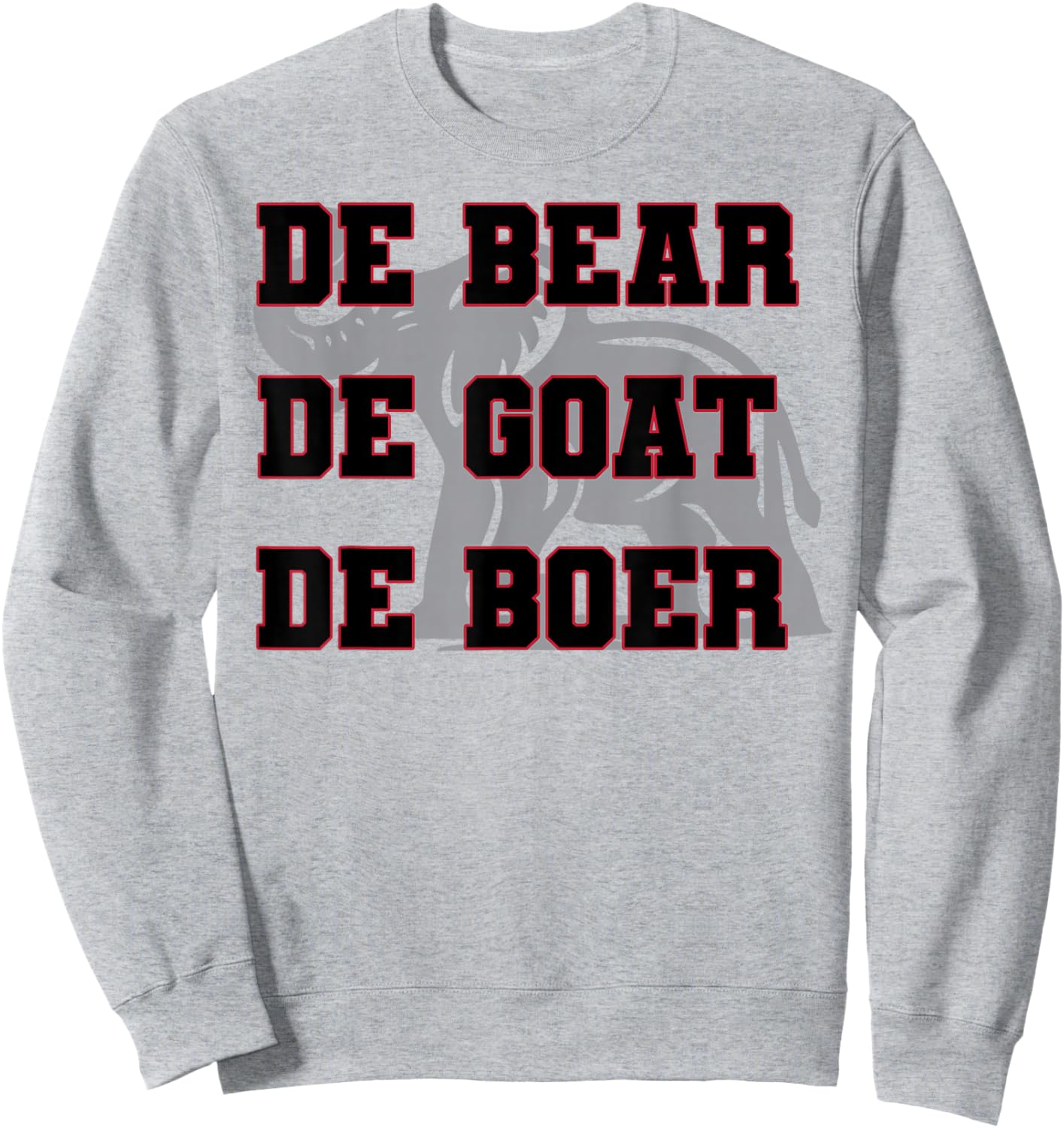 Elephant De Bear De Goat De Boer Sweatshirt - Sweatshirt | Ash