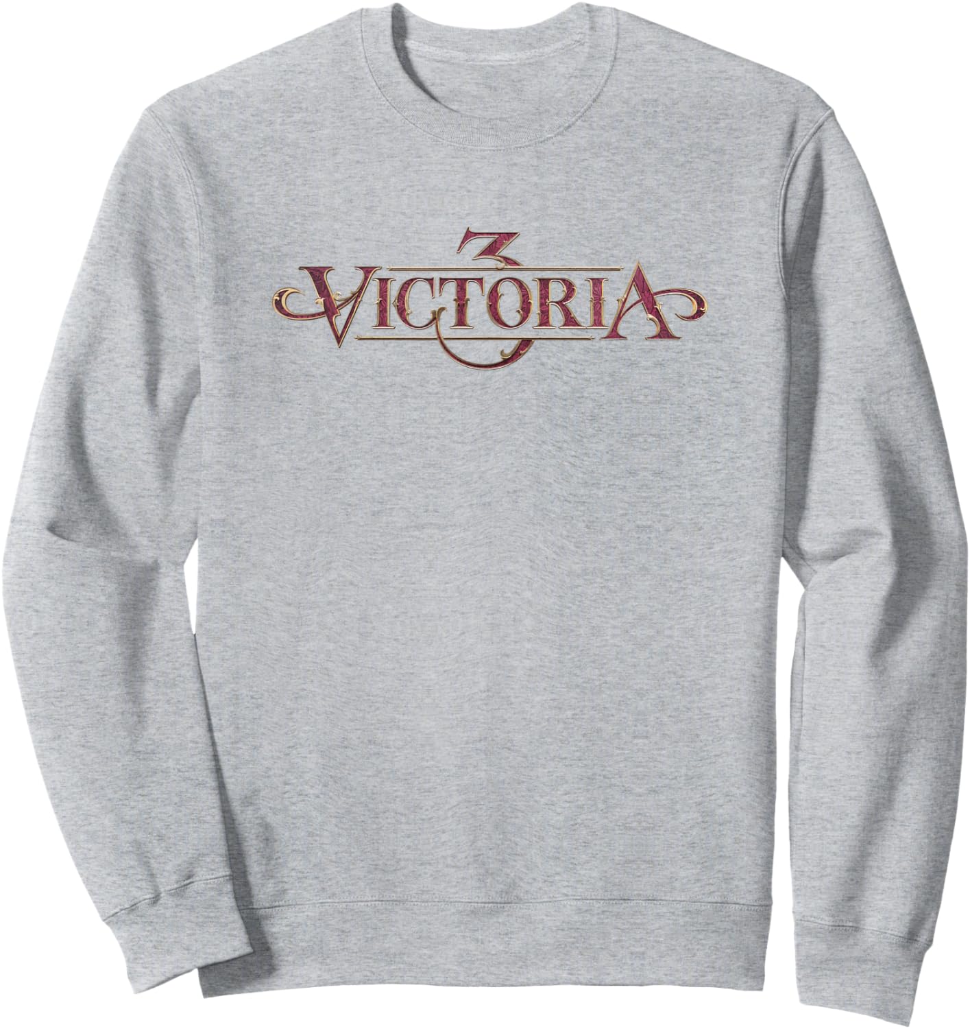 Official Victoria 3 Strategy Game logo colorful Sweatshirt - Sweatshirt | Ash
