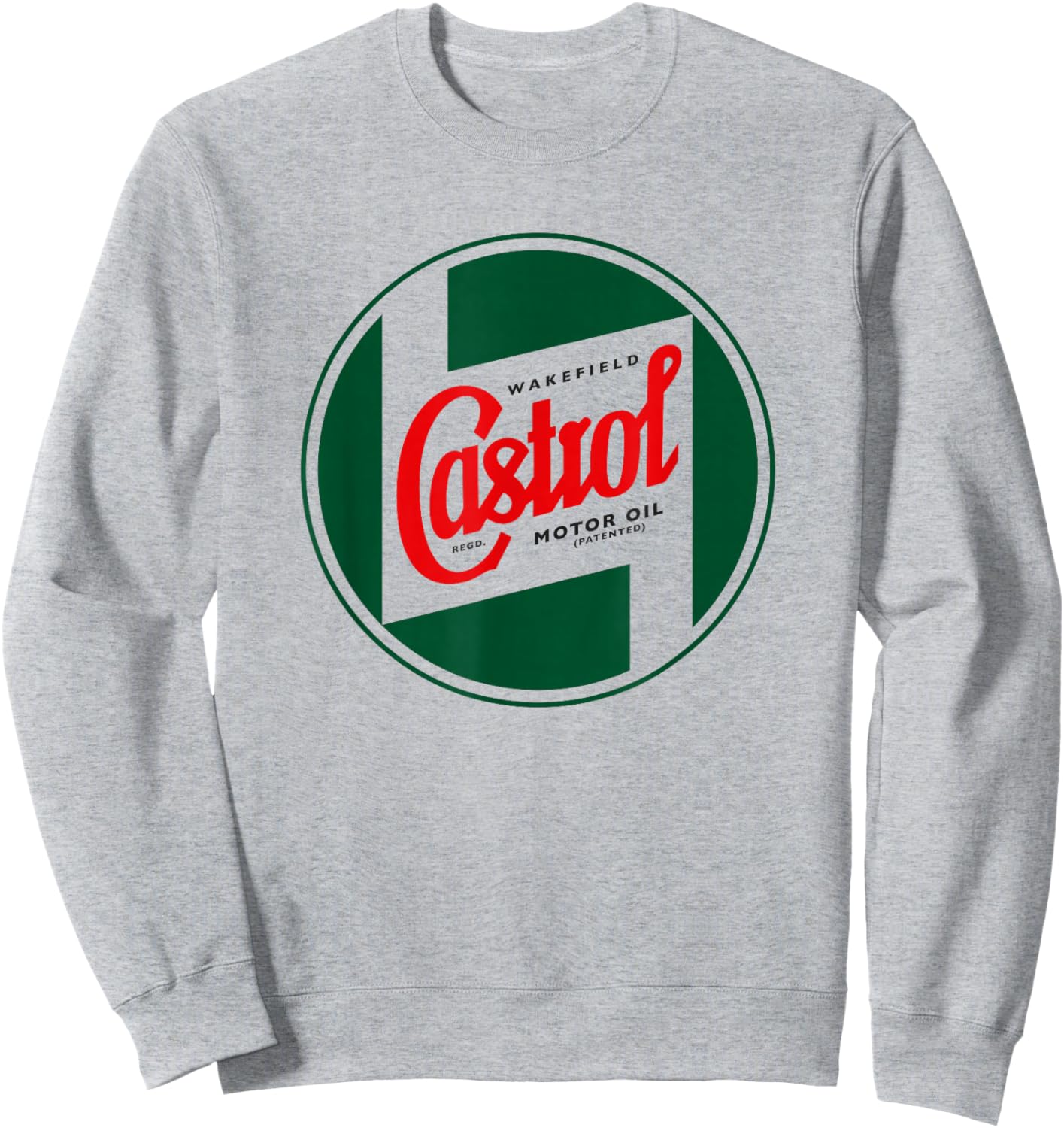 Castrol Wakefield Motor Oil Vintage Logo PAPL1319 Sweatshirt - Sweatshirt | Ash