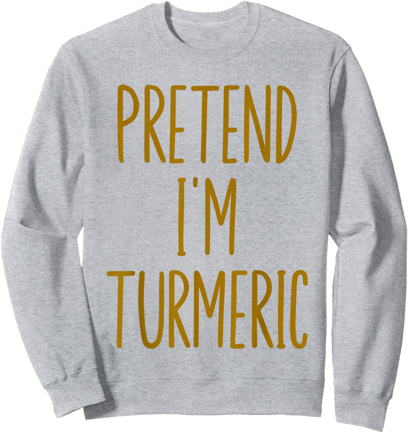 Turmeric Costume Kids Funny Turmeric Group Halloween Costume Sweatshirt - Sweatshirt | Ash