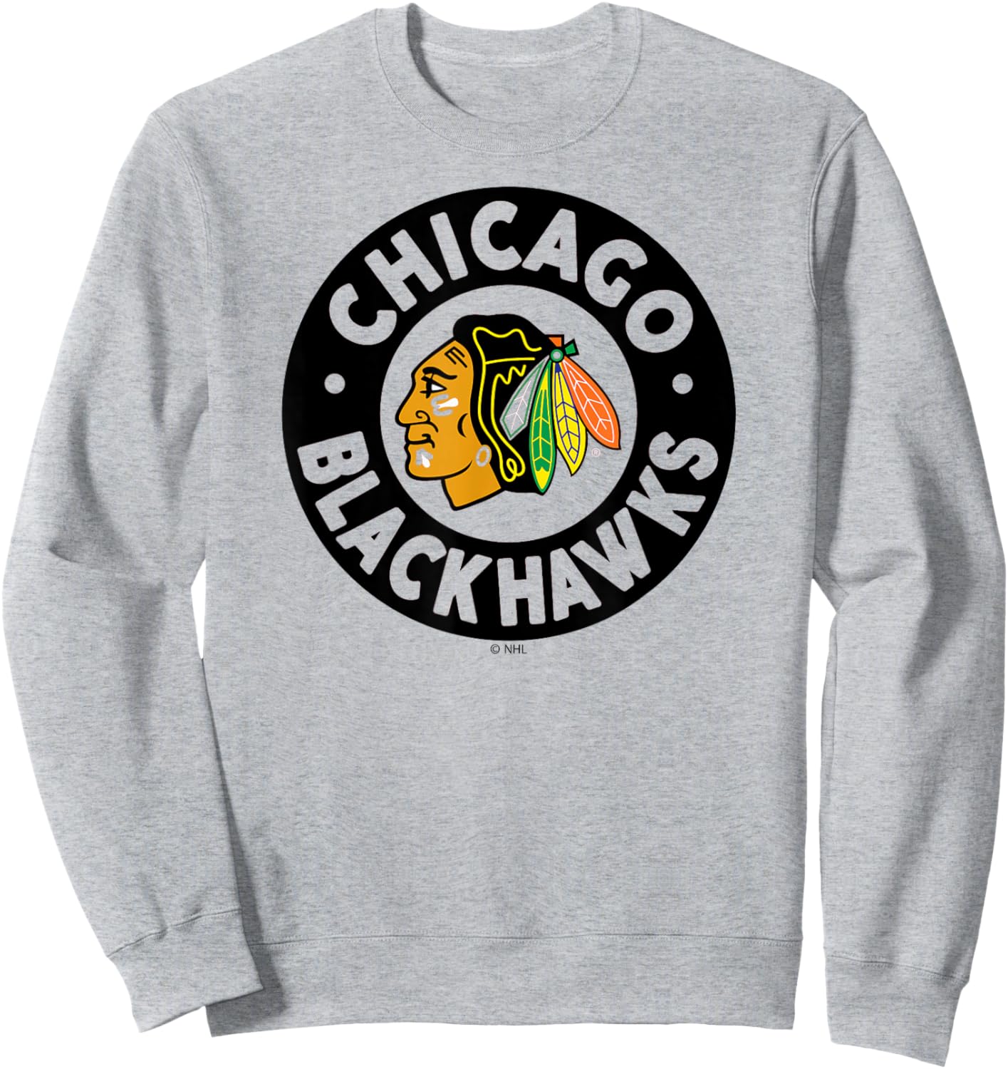 Chicago Blackhawks Symbol Red Officially Licensed Sweatshirt - Sweatshirt | Ash