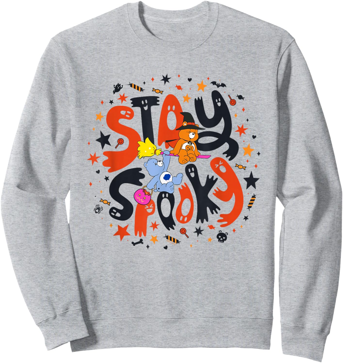 Care Bears Halloween Stay Spooky Grumpy And Trick or Sweet Sweatshirt - Sweatshirt | Ash