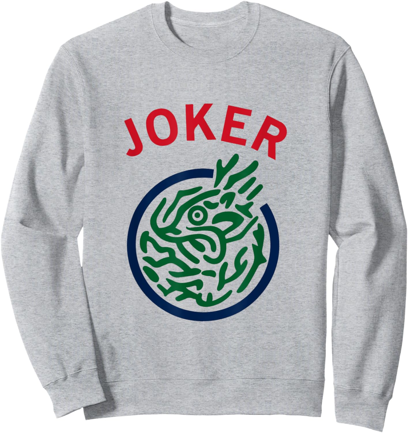 Chinese Mah Jong Joker Tile Mahjong Costume Sweatshirt - Sweatshirt | Ash