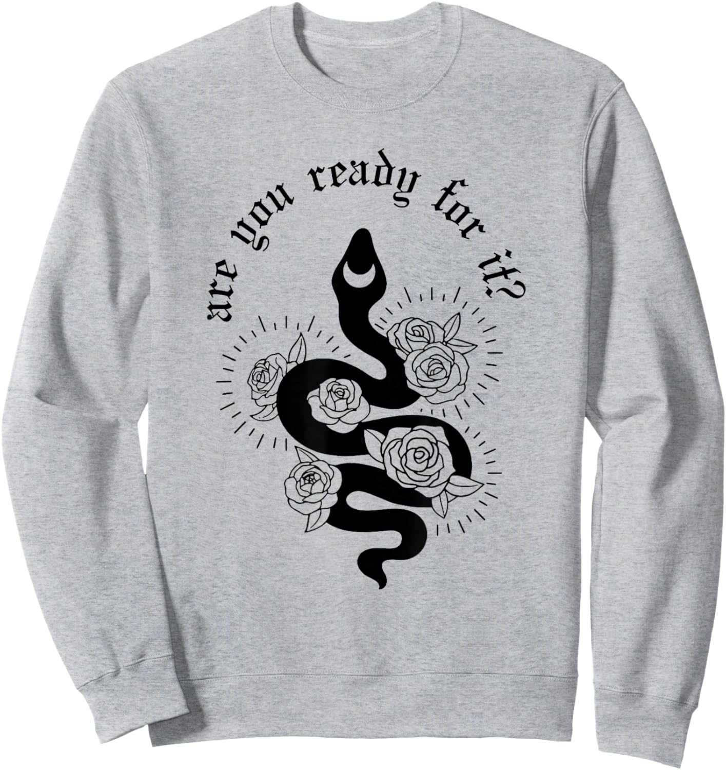 Are you ready for it Rep expression Snake Sweatshirt - Sweatshirt | Ash