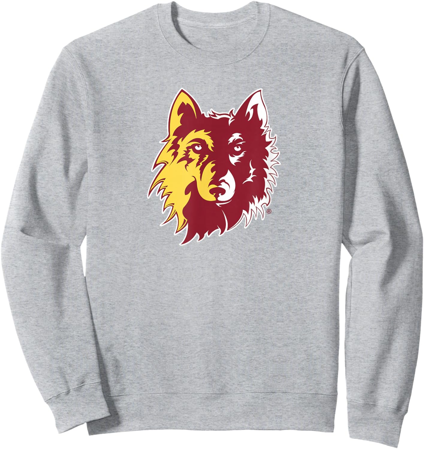 Northern State University Wolves Logo Sweatshirt - Sweatshirt | Ash