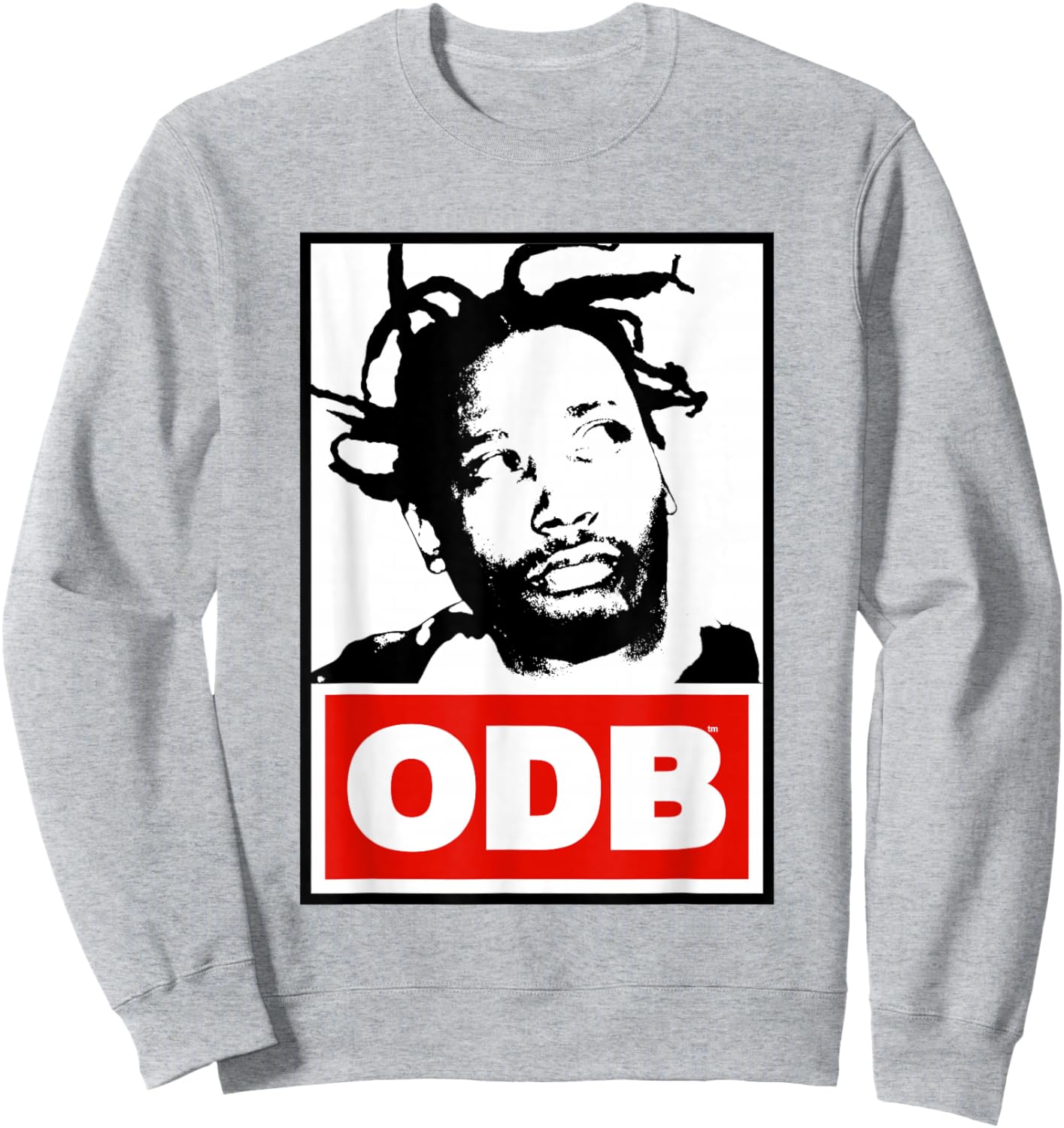 Ol' Dirty Bastard ODB Fashion Brand Parody Sweatshirt - Sweatshirt | Ash