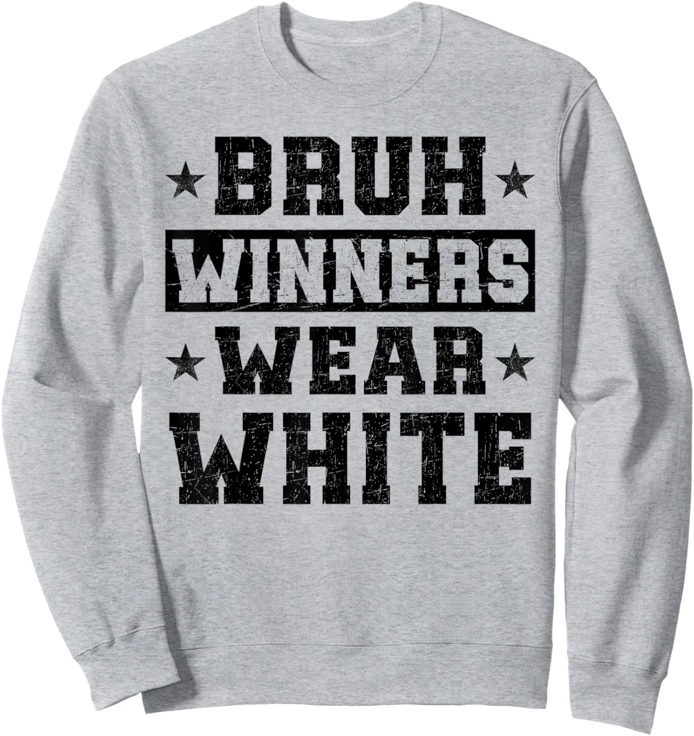 Spirit Week Winners Wear White Camp Team Game Color Sports Sweatshirt - Sweatshirt | Ash