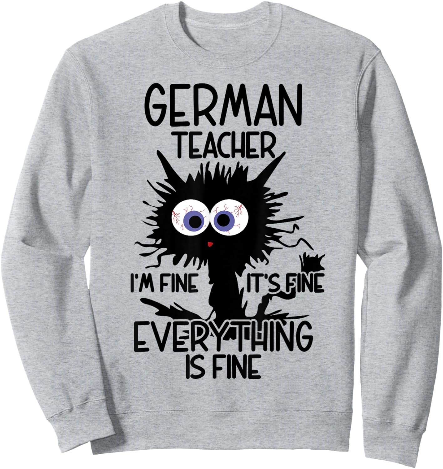 German Teacher Appreciation Merch Sweatshirt - Sweatshirt | Ash