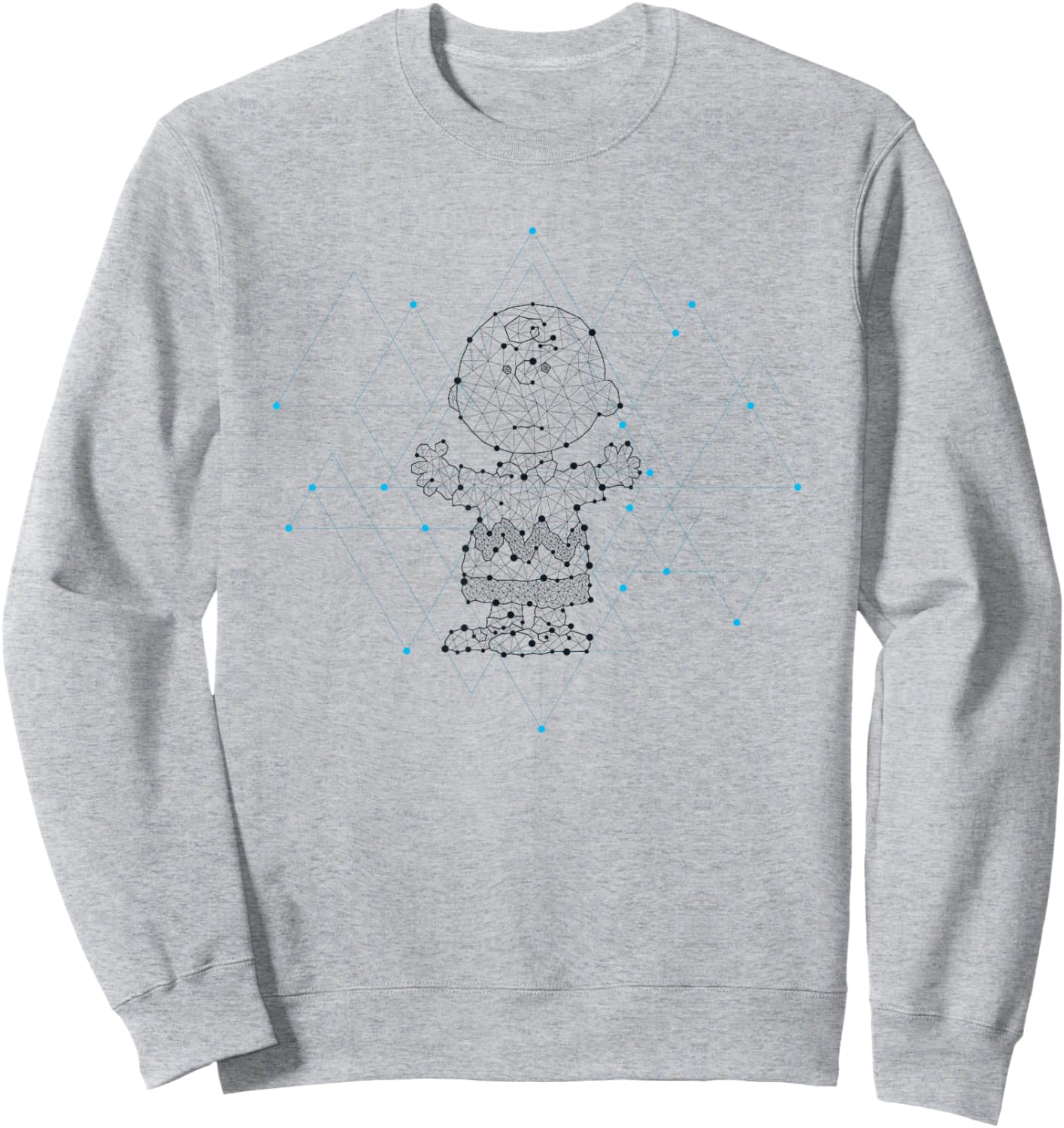Peanuts Cosmic Charlie Brown Sweatshirt - Sweatshirt | Ash