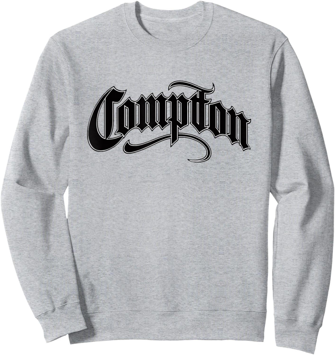 Compton West Coast Gangsta Rap White Style 04 Sweatshirt - Sweatshirt | Ash