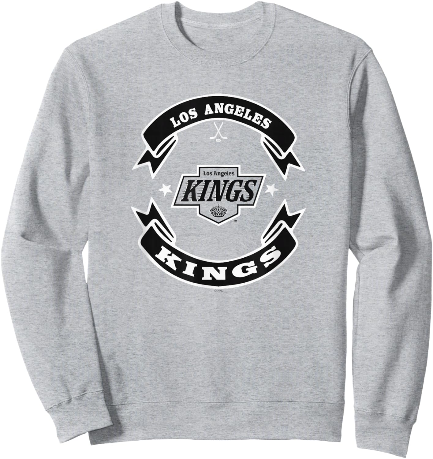 Los Angeles Kings Blaze Gray Officially Licensed Sweatshirt - Sweatshirt | Ash