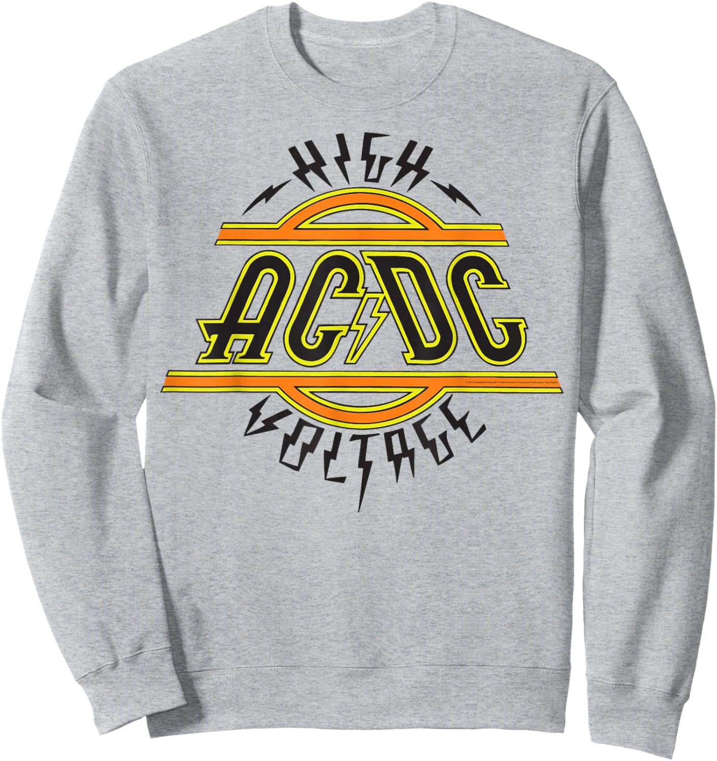 AC/DC - High Voltage Sweatshirt - Sweatshirt | Ash