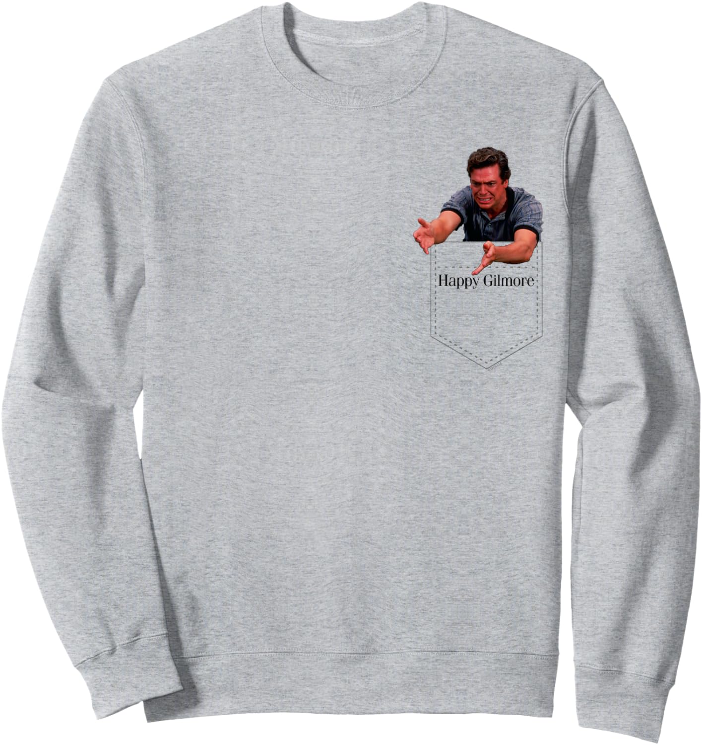 Happy Gilmore Shooter McGavin Tour Championship Pocket Hit Sweatshirt - Sweatshirt | Ash