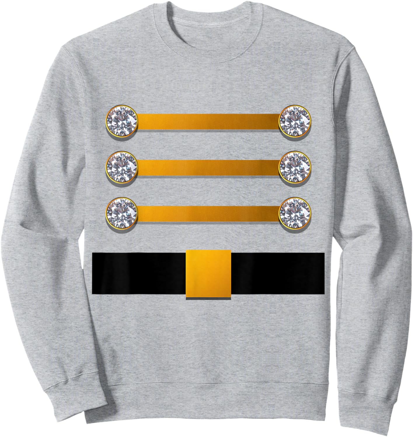 Toy Soldier Nutcracker Costume Christmas Drummer Outfit Sweatshirt - Sweatshirt | Ash