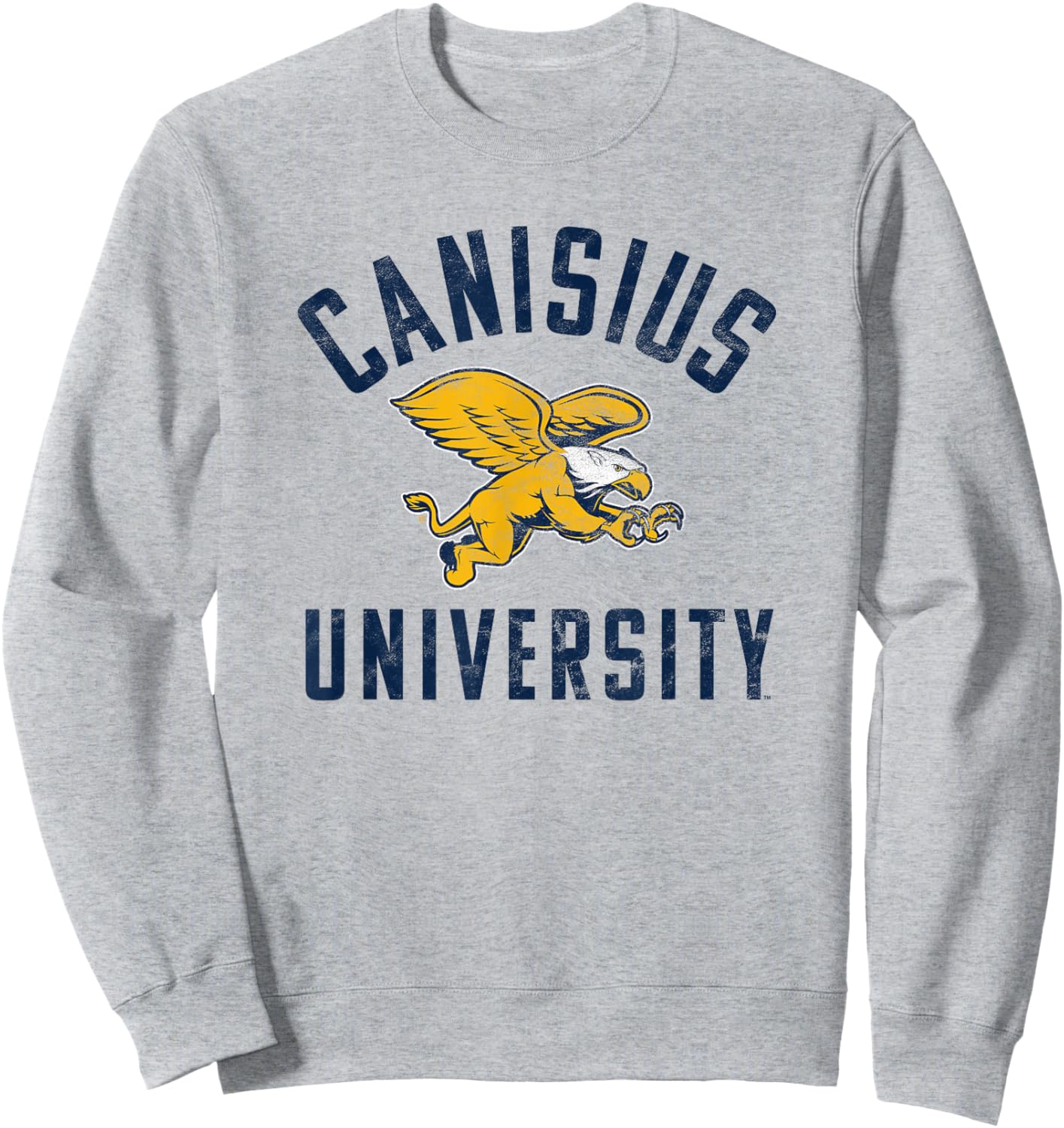 Canisius University Golden Griffins Large Sweatshirt - Sweatshirt | Ash