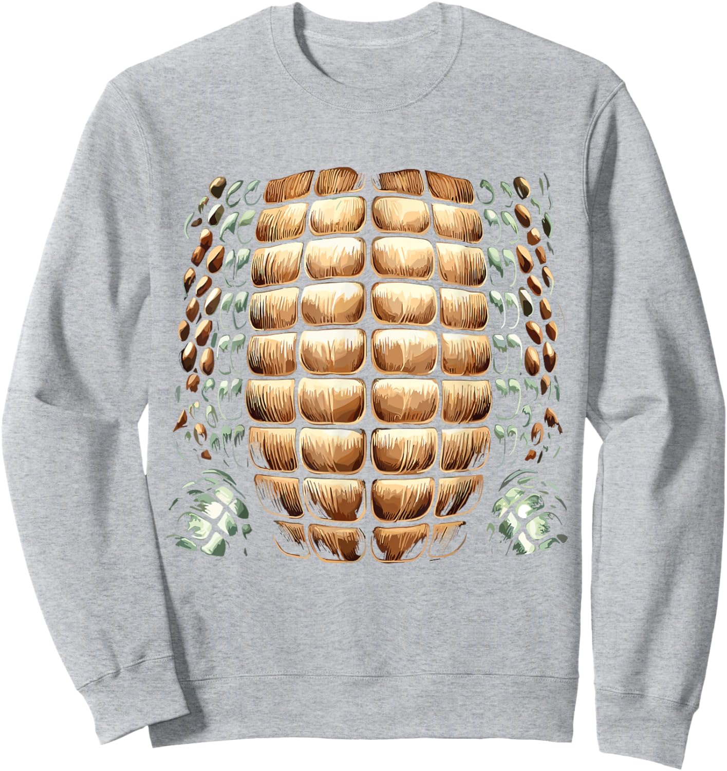 Funny Crocodile Costume Men Women Kids Lazy Halloween Sweatshirt - Sweatshirt | Ash