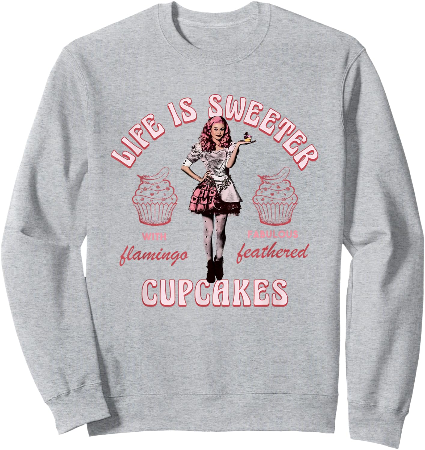 Disney Descendants: The Rise Of Red Life Is Sweeter Logo Sweatshirt - Sweatshirt | Ash