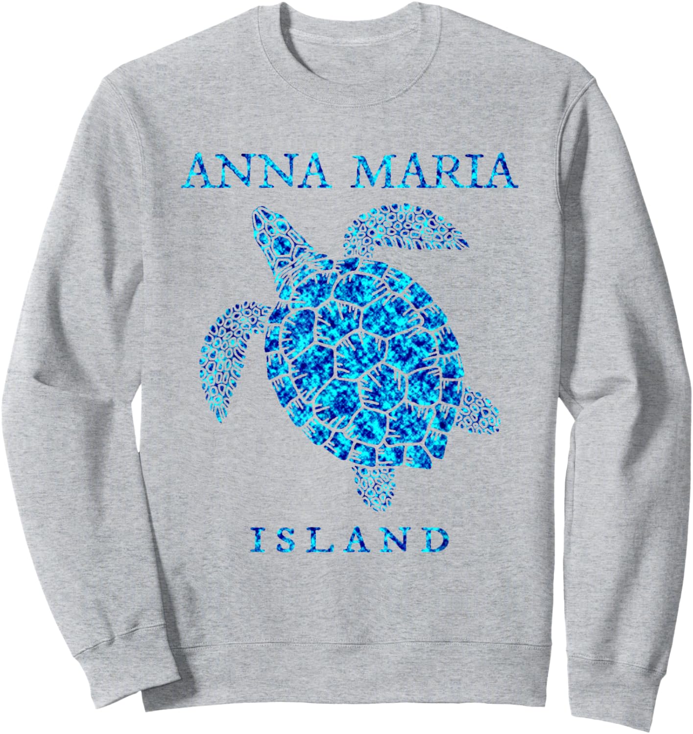 Anna Maria Island Florida Sea Turtle Vacation Souvenir Sweatshirt - Sweatshirt | Ash