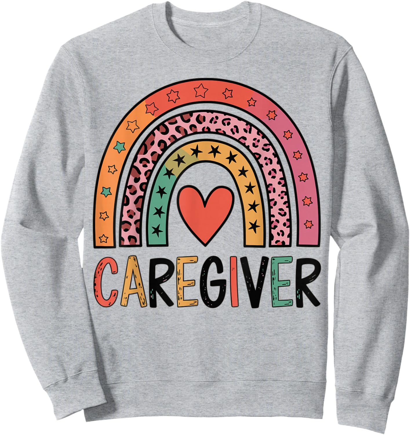 Caregiver Sweatshirt - Sweatshirt | Ash