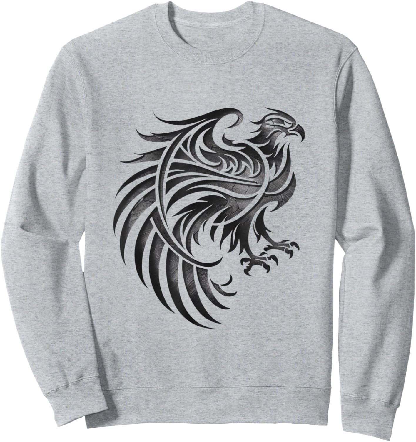Tribal Phoenix Tattoo Sweatshirt - Sweatshirt | Ash