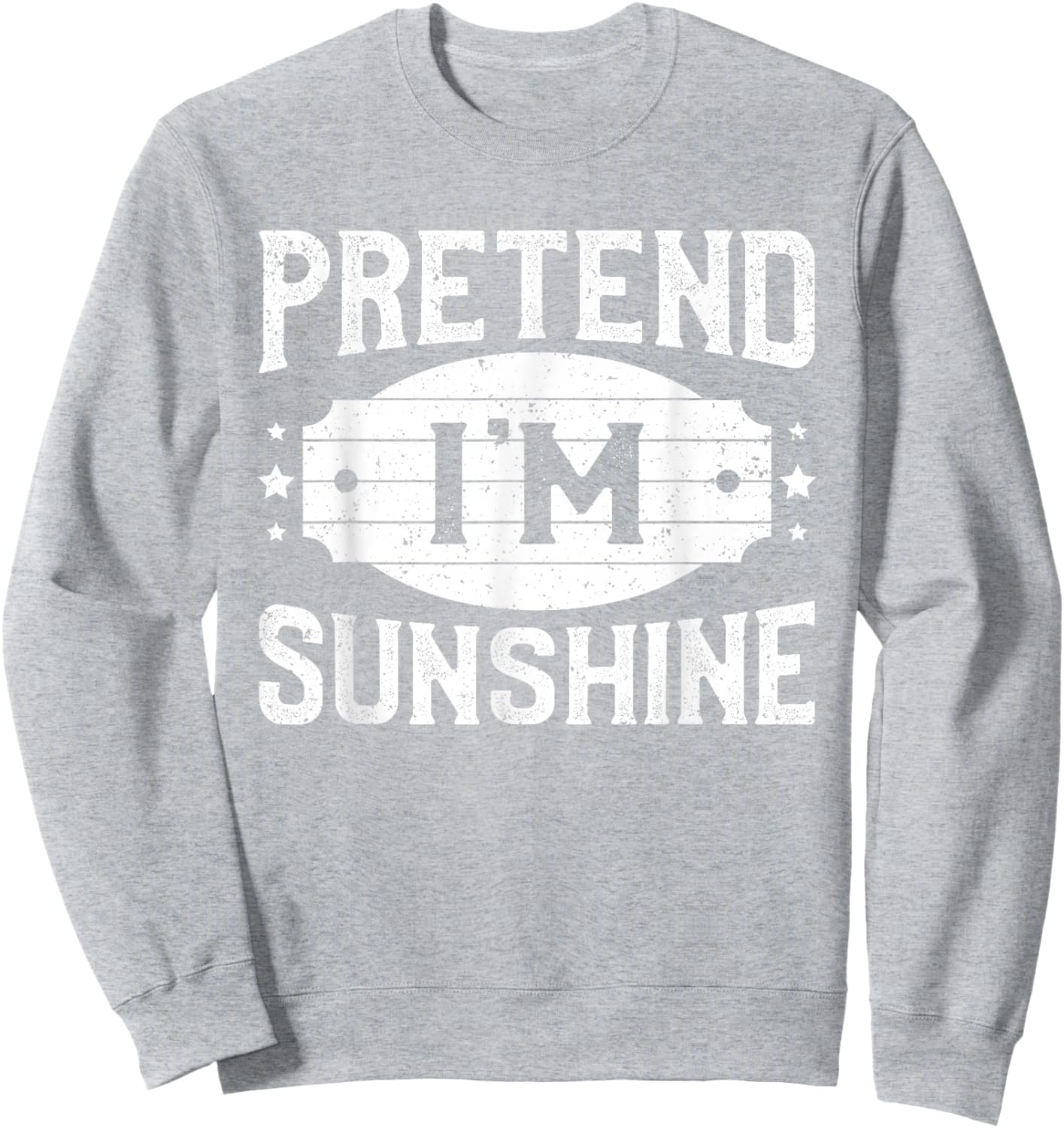 Pretend I'm Sunshine Matching Costume Lazy Halloween Party Sweatshirt - Sweatshirt | Ash