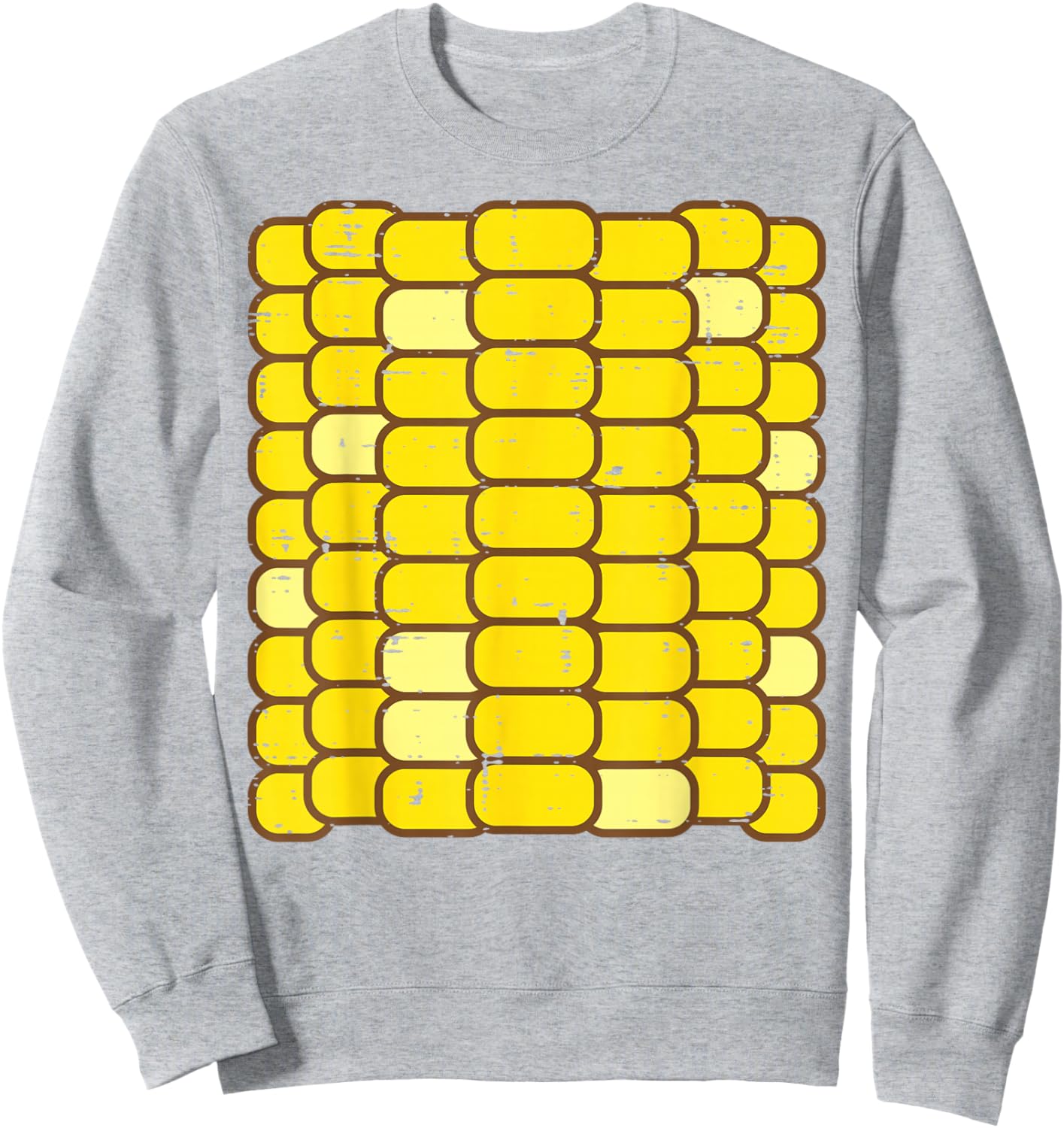 Corn Halloween Costume Funny Foodie Farmer Men Women Kids Sweatshirt - Sweatshirt | Ash