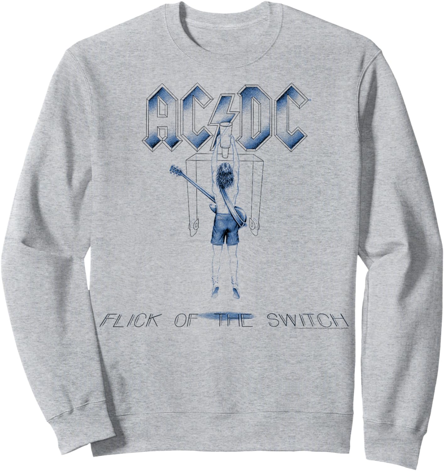 AC/DC - Flick Sweatshirt - Sweatshirt | Ash