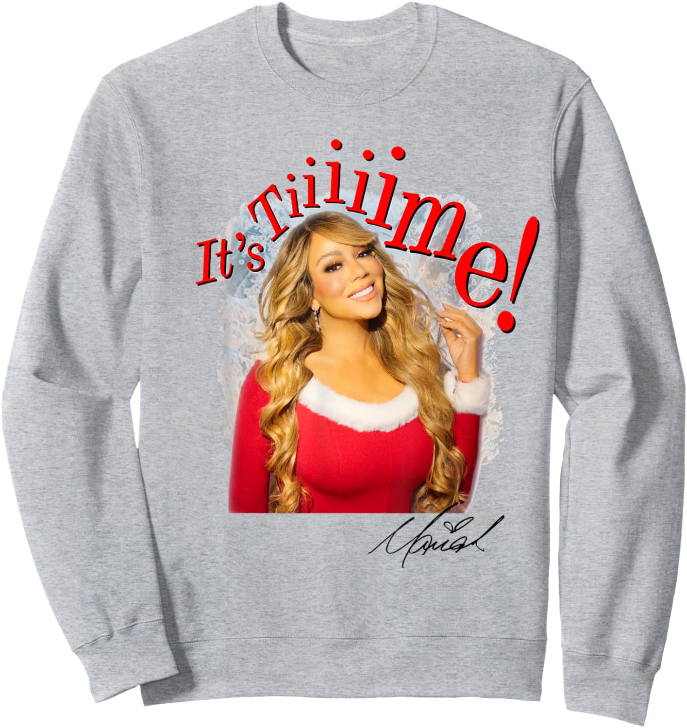 Mariah Carey Official It's Time 30th Anniversary Sweatshirt - Sweatshirt | Ash
