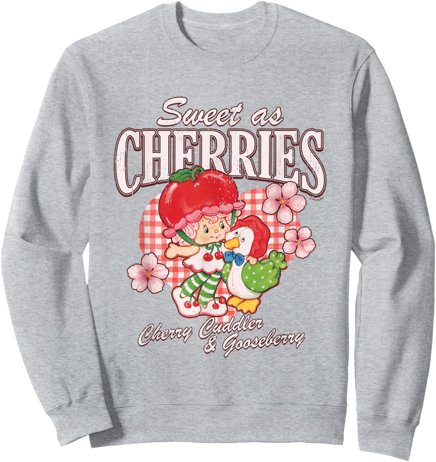 Strawberry Shortcake Sweet As Cherries Cherry & Gooseberry Sweatshirt - Sweatshirt | Ash