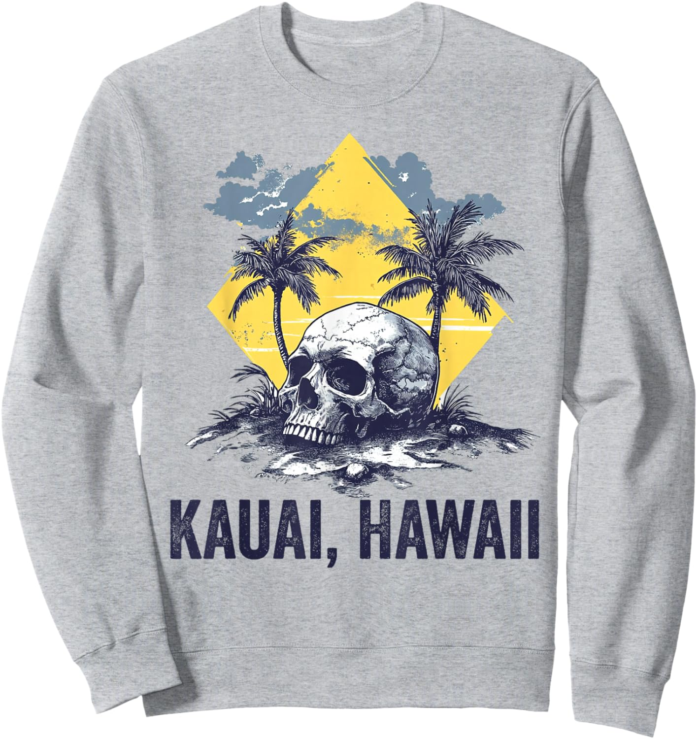 Kauai Hawaii Souvenir HawaiianVacation Men Women Reminder Sweatshirt - Sweatshirt | Ash