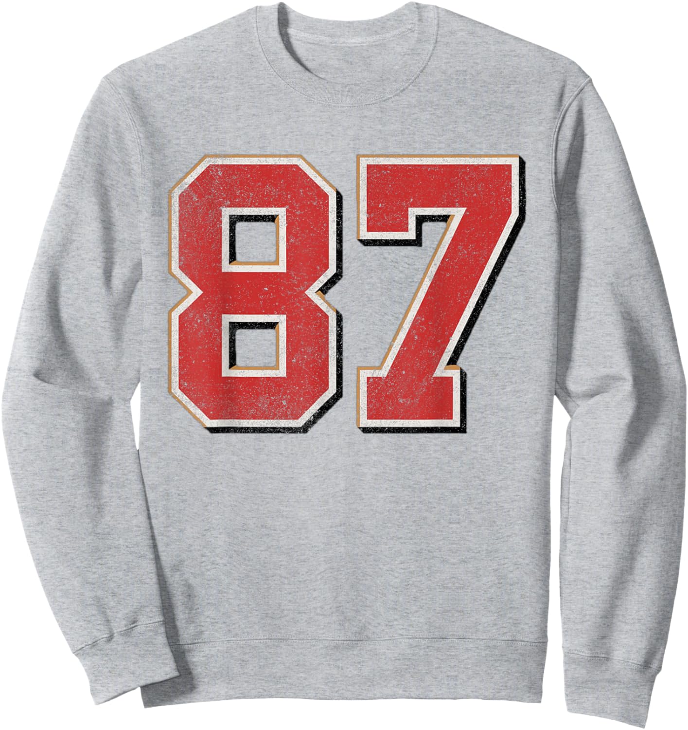 In My Number 87 Era Vintage Retro Sweatshirt - Sweatshirt | Ash