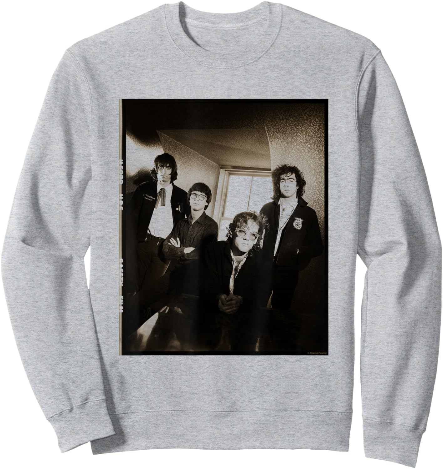REM 1981 Band Photo By Simon Fowler Sweatshirt - Sweatshirt | Ash