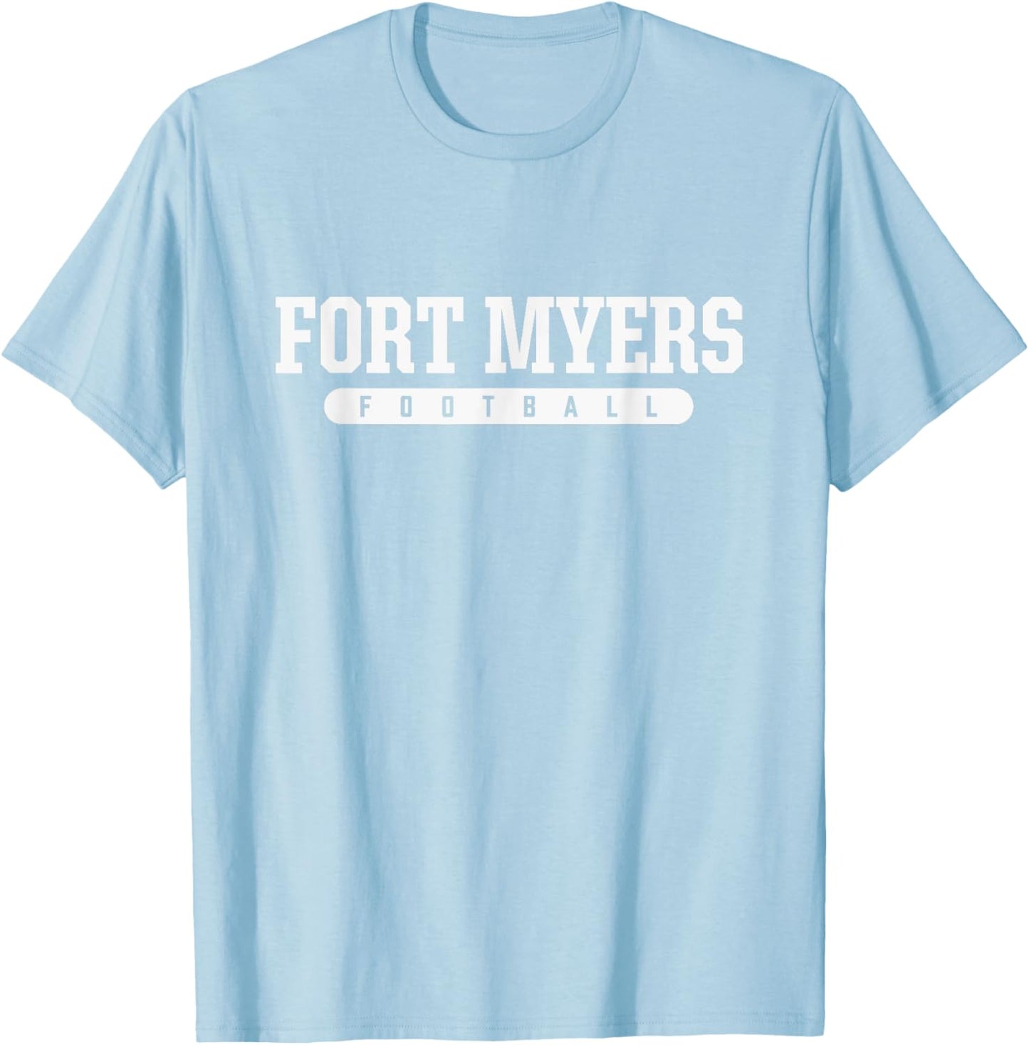 Fort Myers High School Football T-Shirt - T-Shirt | Light Blue