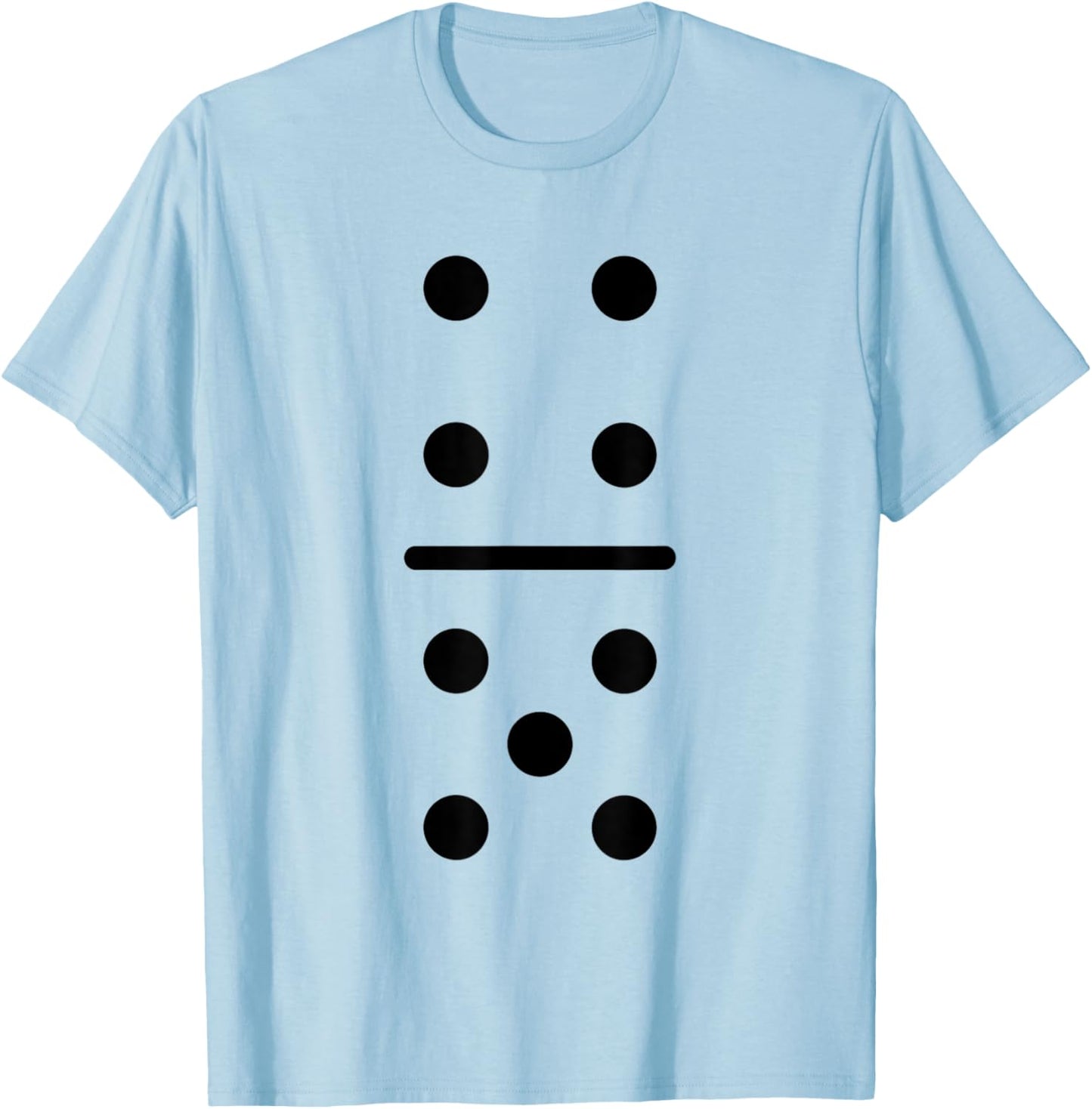 Domino Game 4 5 Dots Halloween Matching Group Costume T-Shirt - T-Shirt | Light Blue