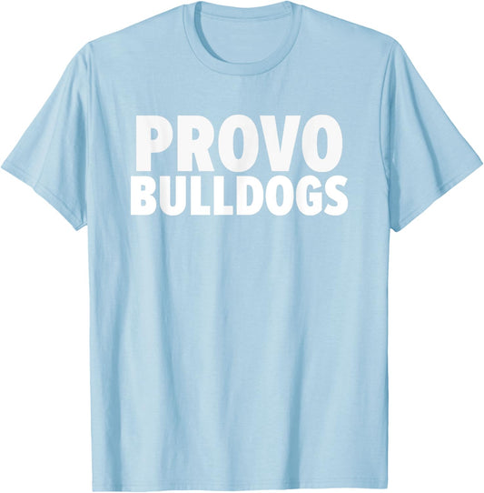 Provo Bulldogs Bold T-Shirt - T-Shirt | Light Blue
