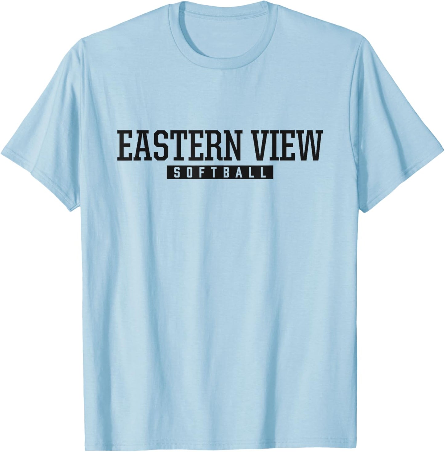 Eastern View High School Softball T-Shirt - T-Shirt | Light Blue