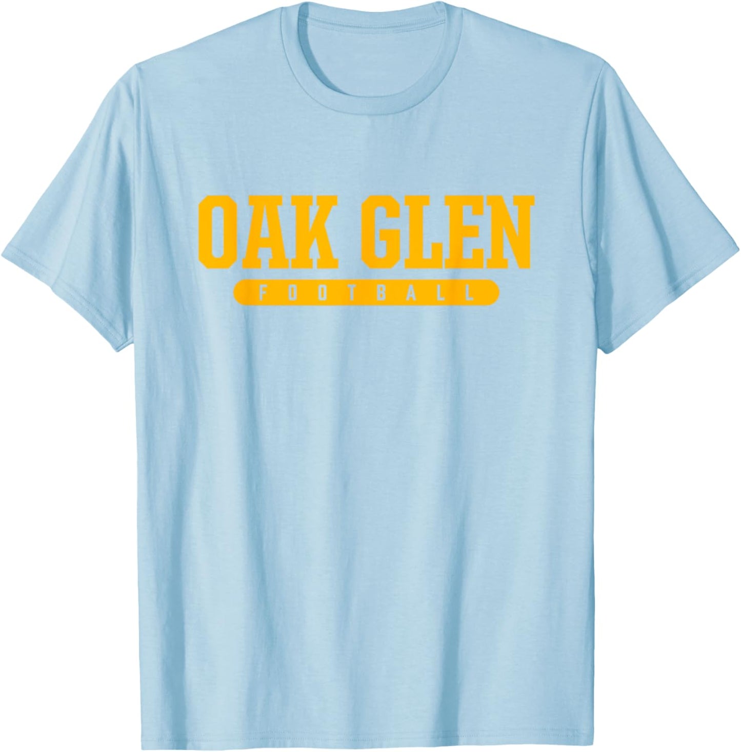 Oak Glen High School Football T-Shirt - T-Shirt | Light Blue