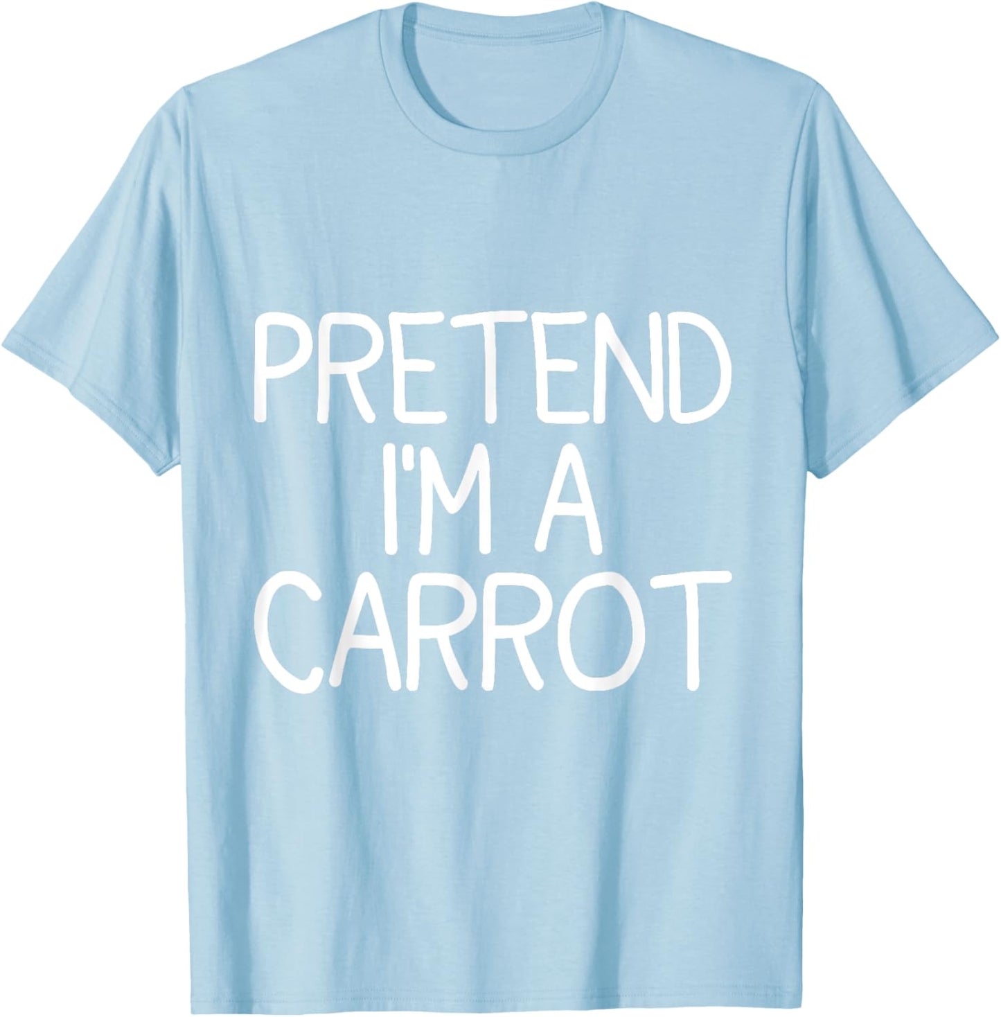 Pretend I'm a Carrot Funny Halloween Costume Kids T-Shirt - T-Shirt | Light Blue